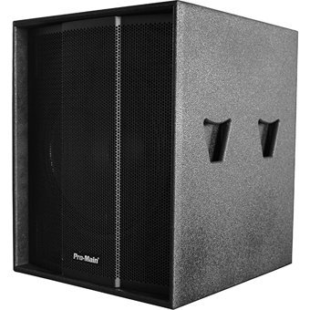 Promain Ms-1018Sa 1200 W 690 mm Subwoofer Siyah