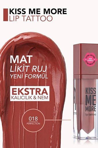 Flormar Kiss Me More 18 Perfection Nemlendiricili Dudak Parlatıcısı Bordo