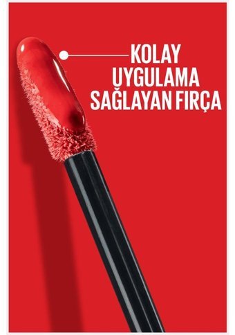 Maybelline New York Super Stay Vinyl Ink 15 Peachy Nemlendiricili Dudak Parlatıcısı Pembe