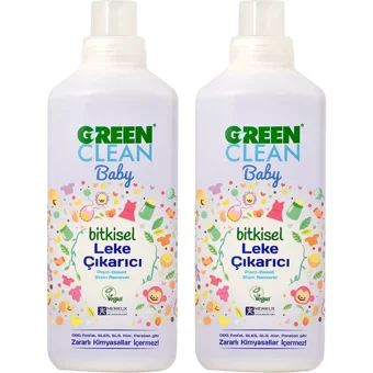 Green Clean Baby Bitkisel Sıvı Leke Çıkarıcı 2x1 lt