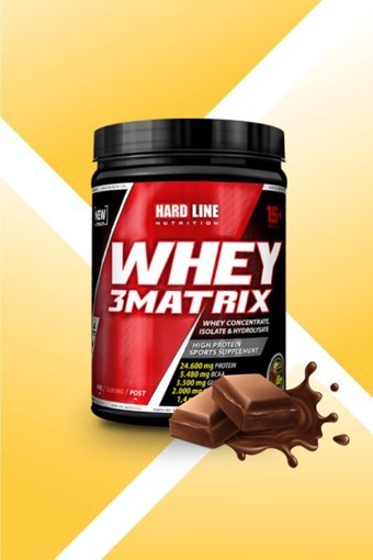 Hardline Bcaa Matrix Çikolatalı Whey Protein Protein Tozu 454 Gr