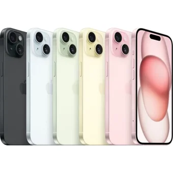 Apple iPhone 15 128 Gb Hafıza 6.1 İnç 48 MP Çift Hatlı Oled Ekran Ios 17 Akıllı Cep Telefonu Siyah