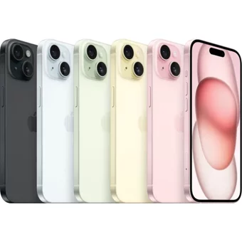 Apple iPhone 15 512 Gb Hafıza 6.1 İnç 48 MP Çift Hatlı Oled Ekran Ios 17 Akıllı Cep Telefonu Pembe