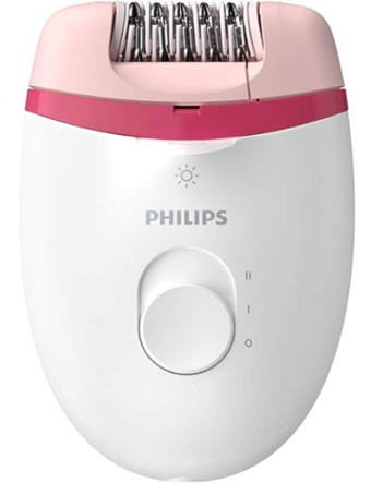 Philips Satinelle Essential BRE255/05 Genital Bölge Koltuk Altı Bacak Tüm Vücut İçin Kablolu Işıklı Epilasyon Aleti Beyaz