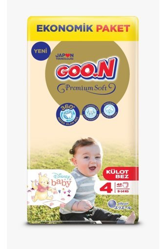 Goon Premium Soft 4 Numara Külot Bebek Bezi 168 Adet