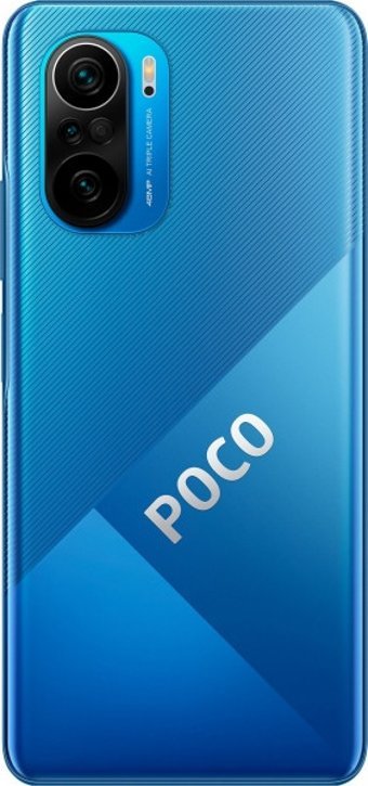 Poco F3 128 GB Hafıza 6 GB Ram 6.67 inç 48 MP Çift Hatlı AMOLED Ekran Android Akıllı Cep Telefonu Mavi