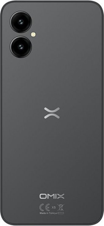 Omix X5 64 GB Hafıza 4 GB Ram 6.56 inç 50 MP Çift Hatlı IPS LCD Ekran Android Akıllı Cep Telefonu Gri