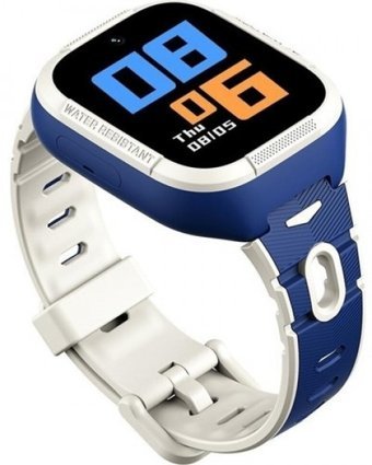 Mibro P5 GPS Su Geçirmez Silikon Kordon Kare Kameralı Çocuk Akıllı Saat Mavi