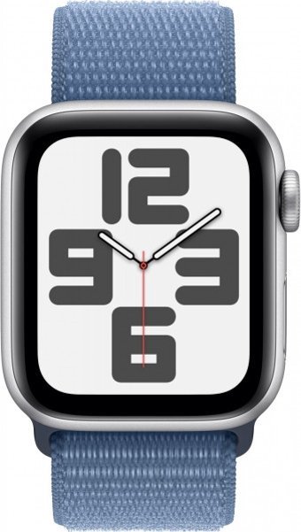Apple Watch SE 2 2023 Cellular Apple Uyumlu WatchOS Su Geçirmez 40 mm Örgü Kordon Kare Unisex Sim Kartlı Akıllı Saat Mavi