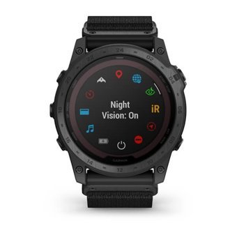 Garmin tactix 7 Pro Ballistics (010-02704-21) Su Geçirmez 51 mm Örgü Kordon Daire Unisex Akıllı Saat Siyah