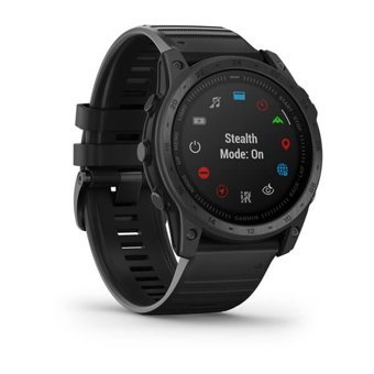 Garmin tactix 7 Standart (010-02704-01) Su Geçirmez 51 mm Silikon Kordon Daire Unisex Akıllı Saat Siyah