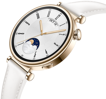 Huawei Watch GT 4 (55020BJB) HarmonyOS Su Geçirmez 41.3 mm Deri Kordon Daire Unisex Akıllı Saat Beyaz