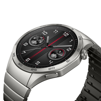 Huawei Watch GT 4 (55020BGU) HarmonyOS Su Geçirmez 46 mm Paslanmaz Çelik Kordon Daire Unisex Akıllı Saat Gümüş