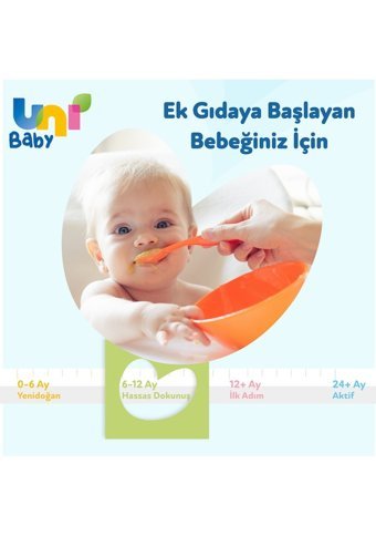 Uni Baby Hassas Dokunuş 52 Yaprak 12'li Paket Islak Mendil