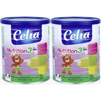 Celia Nutrition Nutrition 3 Numara Devam Sütü 2x400 gr