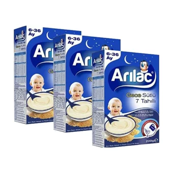 Arılac Gece Tahıllı Glutensiz Pirinçli Kaşık Maması 3x2 kg