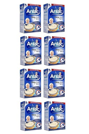 Arılac Gece Tahıllı Glutensiz Pirinç Unlu Kaşık Maması 8x400 gr