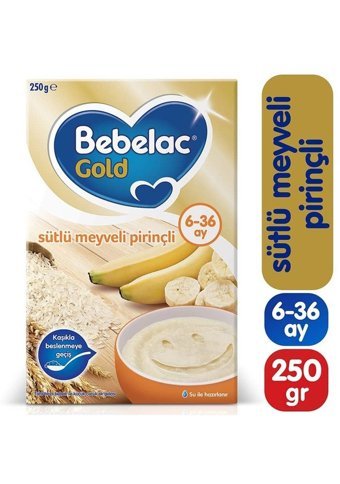 Bebelac Gold Tahıllı Meyveli Probiyotikli Kaşık Maması 7x250 gr