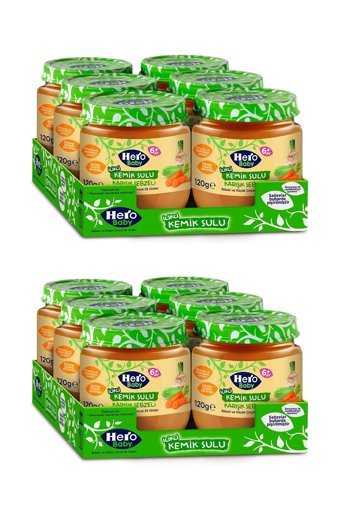 Hero Baby Tahıllı Glutensiz Sebzeli Kavanoz Maması 12x120 gr