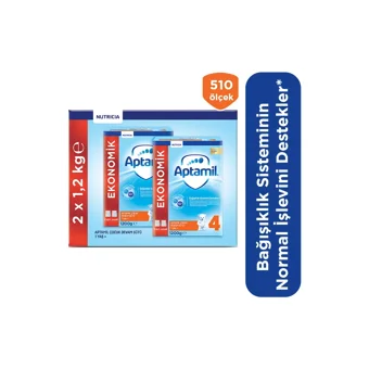 Aptamil Mega Paket Probiyotikli 4 Numara Devam Sütü 2x1.2 kg