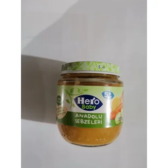 Hero Baby Anadolu Sebzeleri Tahılsız Glutensiz Sebzeli Kavanoz Maması 6x120 gr