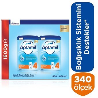 Aptamil Mega Paket Probiyotikli 4 Numara Devam Sütü 2x800 gr