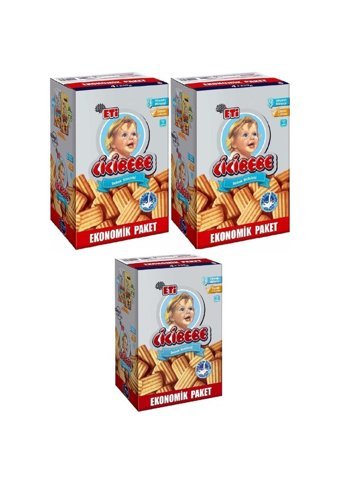 Eti Cicibebe Tahıllı Buğday Bebek Bisküvisi 3x1 kg