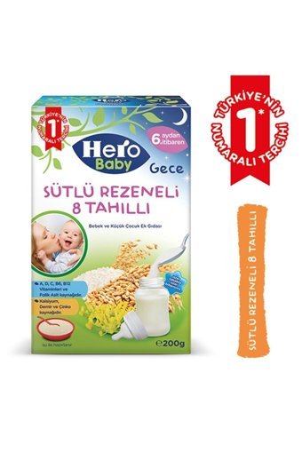 Hero Baby Tahıllı Rezeneli Kaşık Maması 200 gr
