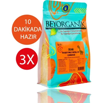 Beyorganik Tahıllı Organik Bezelyeli Kaşık Maması 3x50 gr