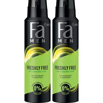 Fa Freshly Free Pudrasız Ter Önleyici Sprey Kadın Deodorant 2x50 ml