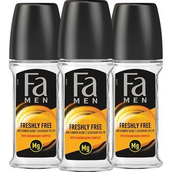 Fa Freshly Free Pudrasız Ter Önleyici Roll-On Kadın Deodorant 3x50 ml