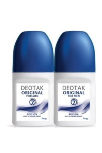 Deotak Original Pudrasız Ter Önleyici Organik Roll-On Erkek Deodorant 2x35 ml