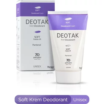 Deotak Soft Pudrasız Krem Unisex Deodorant 35 ml