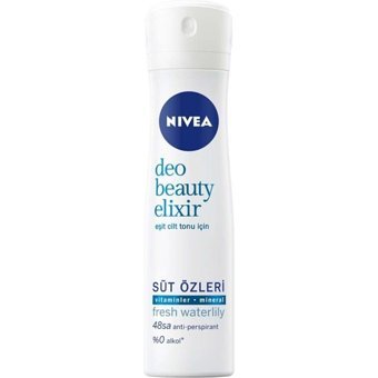 Nivea Beauty Elixir Pudrasız Ter Önleyici Antiperspirant Sprey Kadın Deodorant 150 ml