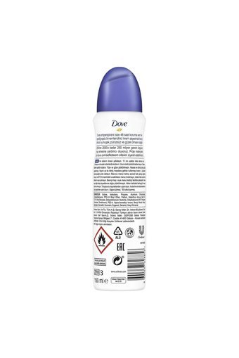 Dove Original Pudrasız Ter Önleyici Antiperspirant Sprey Kadın Deodorant 6x150 ml