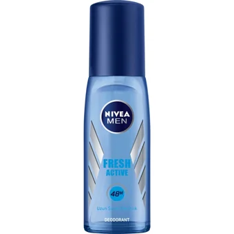 Nivea Fresh Active Pudrasız Ter Önleyici Sprey Erkek Deodorant 75 ml