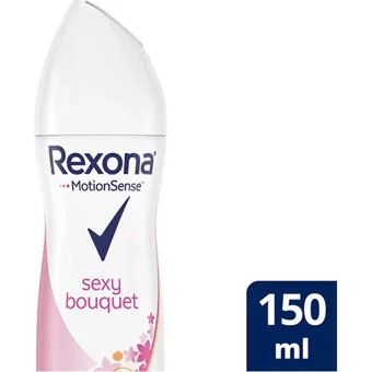 Rexona Sexy Bouquet Pudrasız Ter Önleyici Antiperspirant Sprey Kadın Deodorant 150 ml