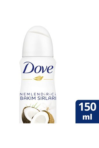 Dove Nemlendirici Bakım Pudrasız Ter Önleyici Antiperspirant Sprey Kadın Deodorant 150 ml
