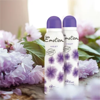 Emotion Violet Pudrasız Ter Önleyici Antiperspirant Sprey Kadın Deodorant 150 ml