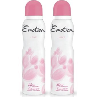 Emotion Love Pudrasız Ter Önleyici Sprey Kadın Deodorant 2x150 ml