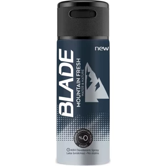 Blade Mountain Fresh Pudrasız Ter Önleyici Sprey Erkek Deodorant 3x150 ml