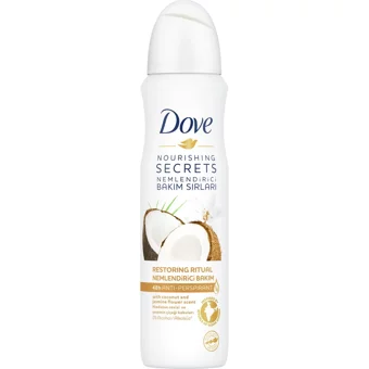 Dove Nourishing Secrets Pudrasız Ter Önleyici Antiperspirant Sprey Kadın Deodorant 150 ml