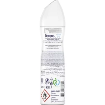 Rexona Cotton Dry Pudralı Ter Önleyici Antiperspirant Sprey Kadın Deodorant 150 ml