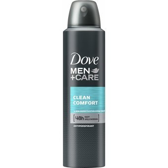 Dove Men +Care Clean Confort Pudrasız Ter Önleyici Antiperspirant Sprey Erkek Deodorant 3x150 ml