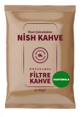 Nish Guatemala Arabica Çekirdek Filtre Kahve 80 gr