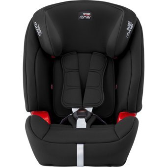 Britax Römer Evolva Isofixli-Emniyet Kemerli 9-36 kg Yatabilen Sürüş Yönü Oto Koltuğu Siyah