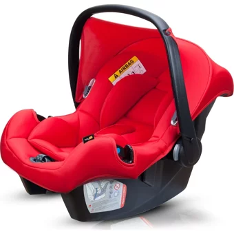 Baby Plus Snug Emniyet Kemerli 0-13 kg Yatabilen Sürüş Yönü Tersi Oto Koltuğu Kırmızı