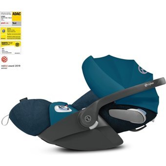 Cybex Cloud Z Isofixli-Emniyet Kemerli 360 Derece Dönen 0-13 kg Yatabilen Sürüş Yönü-Sürüş Yönü Tersi Oto Koltuğu Petrol Mavisi