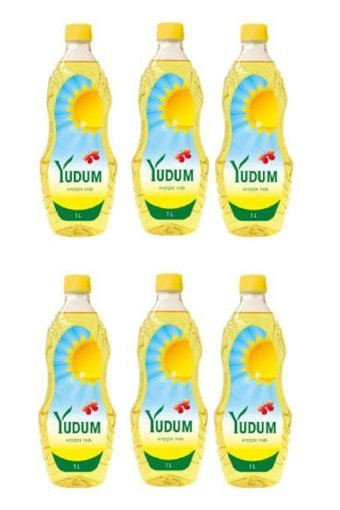 Yudum Pet Ayçiçek Yağı 6x1 lt