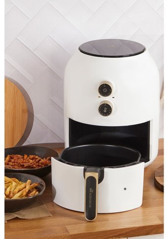 Karaca MultiFry Airfryer 3.5 lt Tek Hazneli Led Ekranlı Yağsız Sıcak Hava Fritözü Beyaz